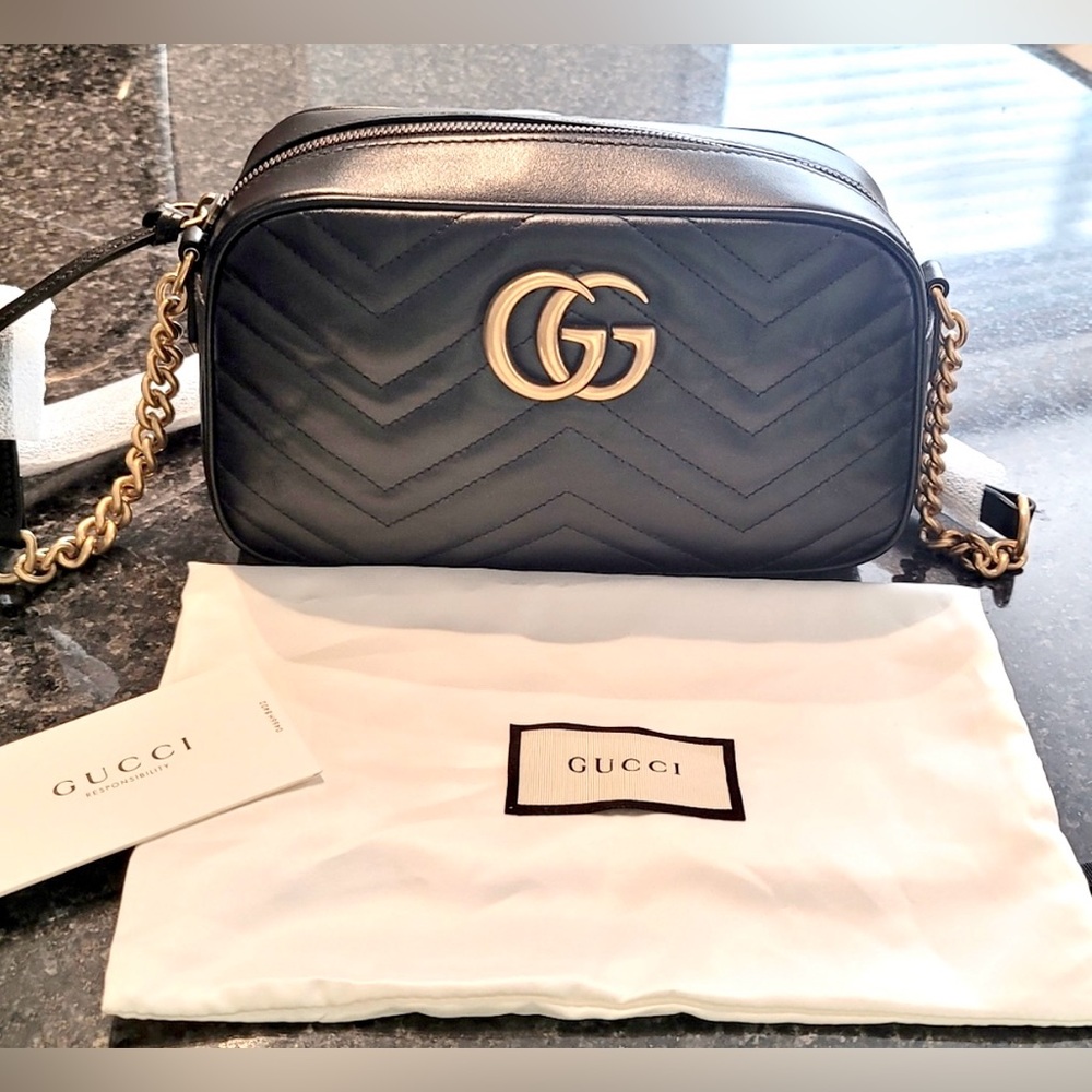SOLD BNIB GUCCI Marmont Small Matelassé Camera/ Crossbody bag